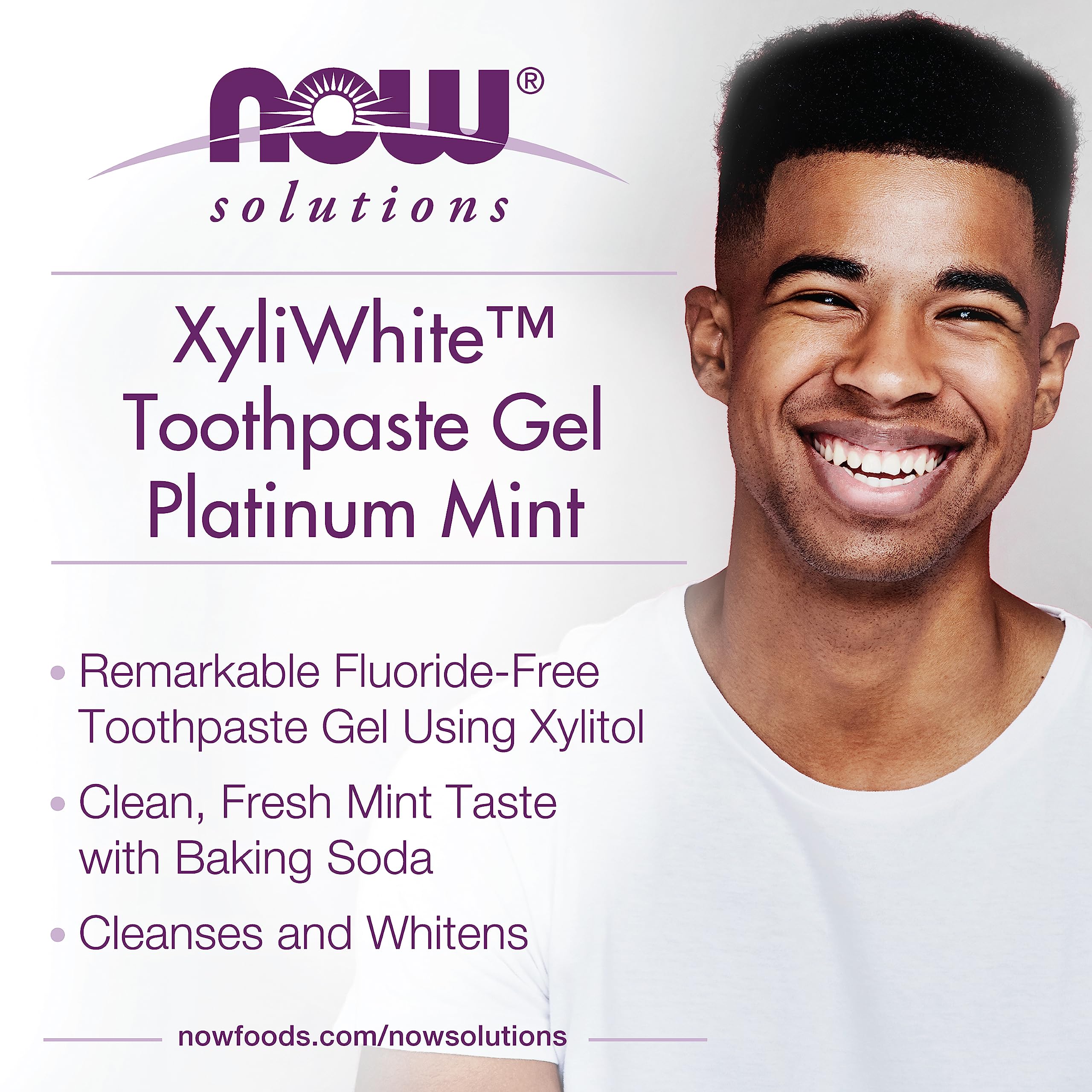Texture gélifiée avec bicarbonate de sodium pour un léger blanchiment