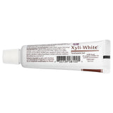 NOW Foods XyliWhite tube-gel dentifrice noix-de-coco, application pratique et texture fluide.