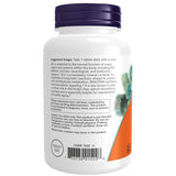 NOW Foods Zinc 50 mg, comprimés visibles, format quotidien pratique.