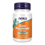 NOW Foods Zinc Picolinate: capsules végétales pour un soutien immunitaire potentiel.