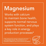 NOW Magnésium Citrate 200 mg - comprimés, peut favoriser le métabolisme énergétique