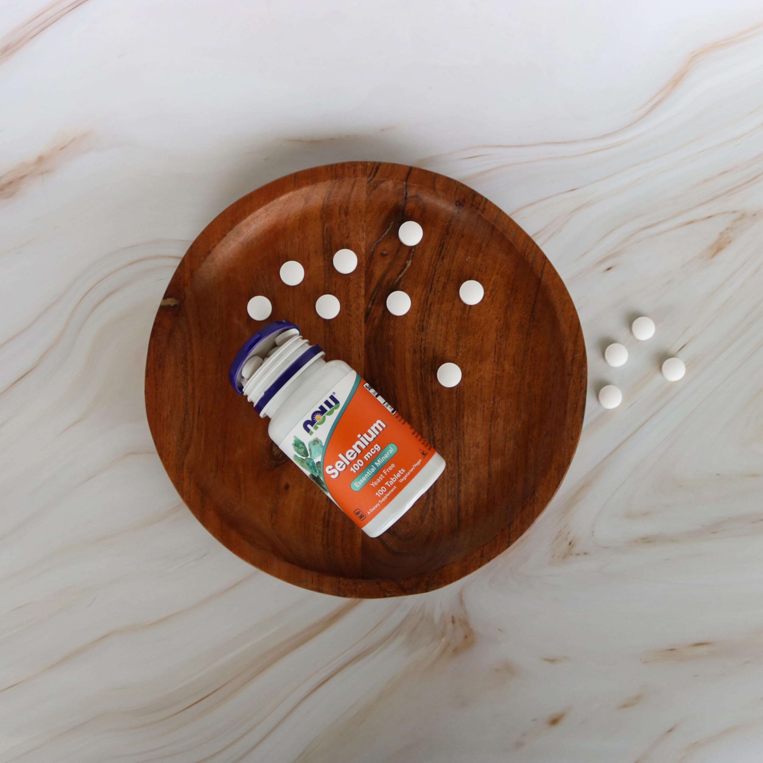 NOW Sélénium sans soja, convient aux régimes sans allergènes.