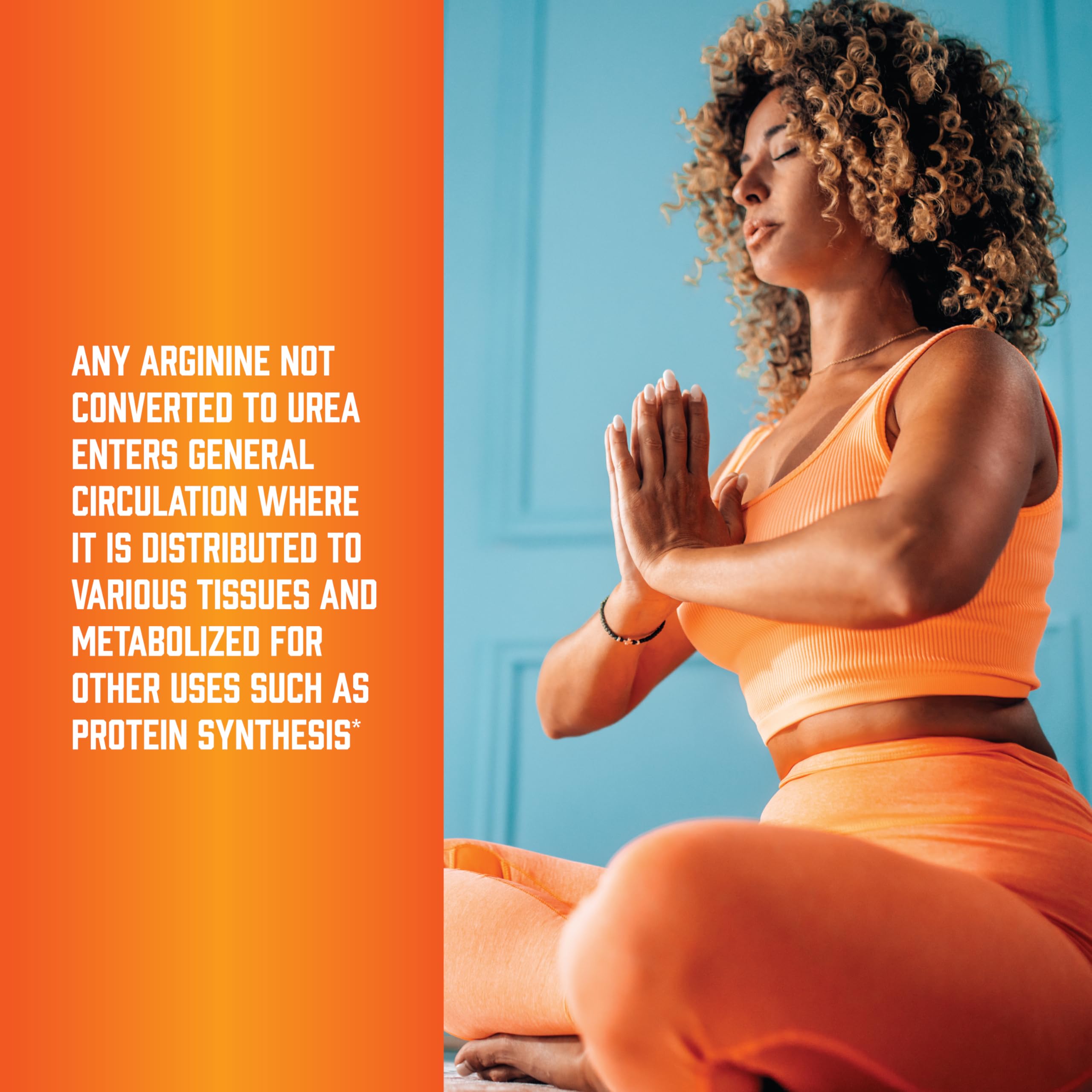 NOW Sports Arginine Citrulline infographie: aperçu des bénéfices potentiels pour les sportifs.