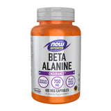 NOW Foods Beta-Alanine NOW Sports en capsules vegan, favorise l'endurance pendant l'entraînement.