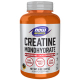 NOW Foods Créatine Monohydrate en poudre dans un bocal, énergie rapide pour les entraînements.