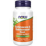 NOW Supplements Échinacée et Racine Dorée – bouteille, soutien immunitaire ponctuel