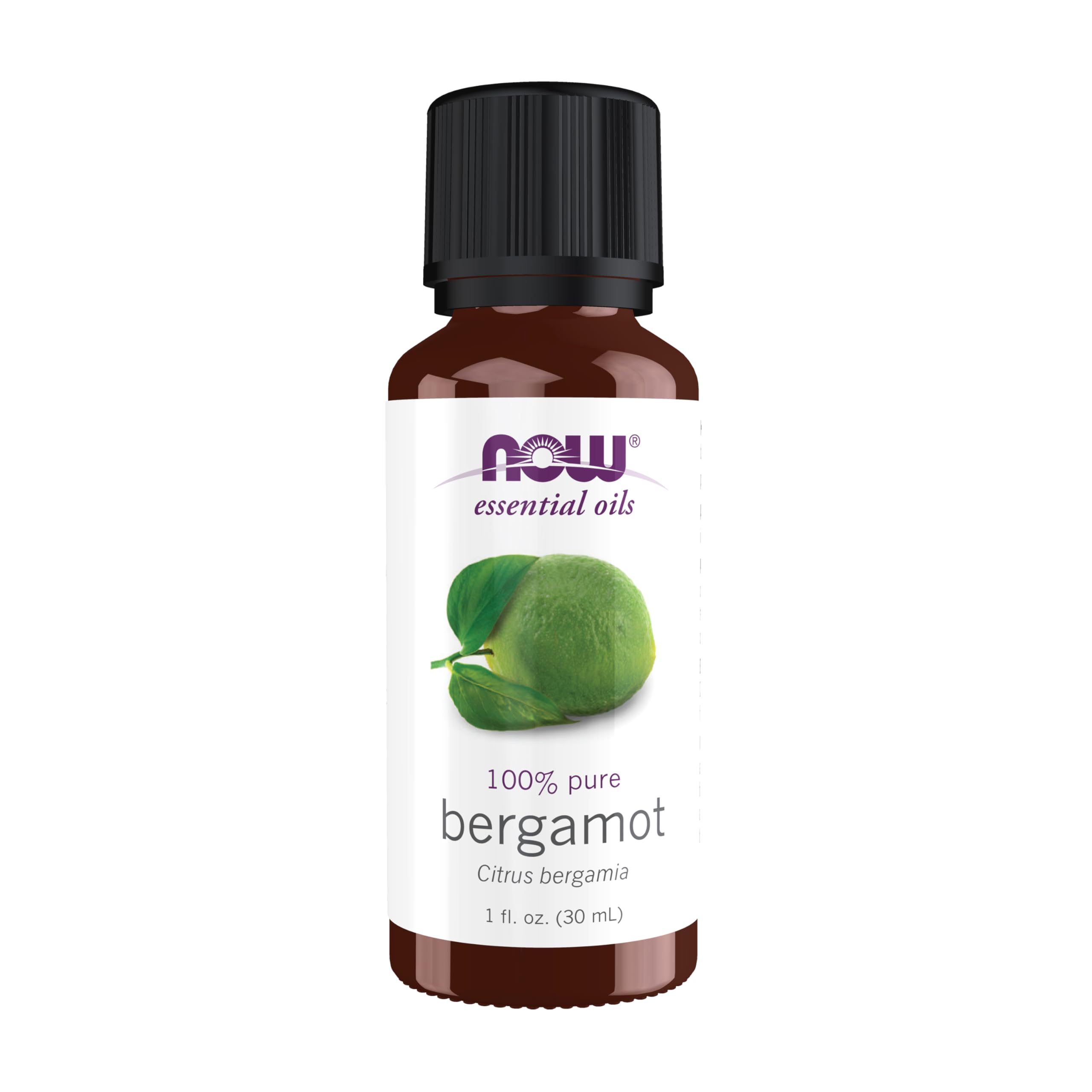 NOW Foods huile bergamote, bouteille 1 oz, diffusion d'aromes