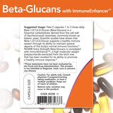Étiquette NOW Foods Beta-Glucans ImmunEnhancer visible, emballage clair utile pour la sélection.