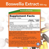 NOW Foods Boswellia Extrait 500 mg – Gélules molles dans base d'huile MCT.