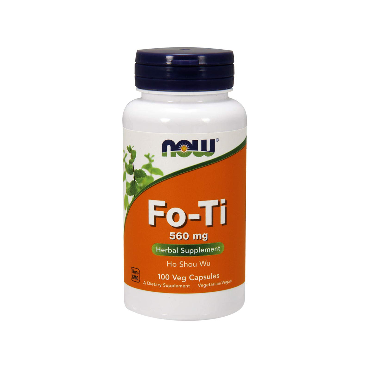 NOW Foods Fo-ti 560 mg, 100 gélules – utilisation quotidienne possible.
