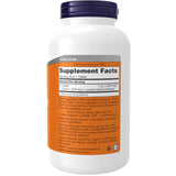 NOW Foods Lysine Hydrochloride – étiquette en gros plan, vegan et sans OGM.