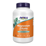 NOW Foods Magnésium Citrate Poudre Pure dans une cuillère, soutien potentiel d'énergie