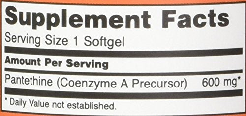 Une gélule Pantethine NOW Foods, format pratique pour la routine santé