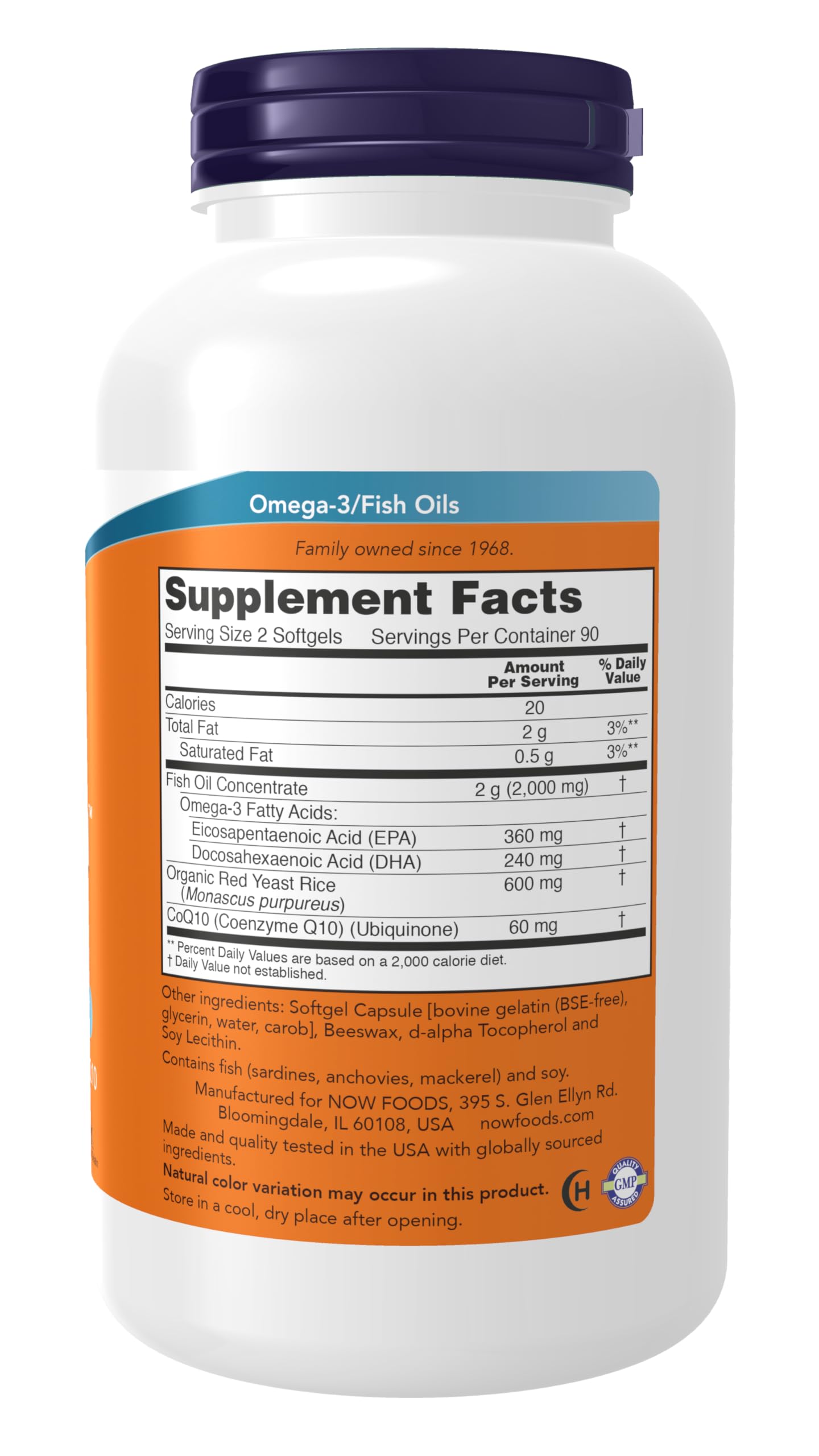 NOW Foods Red Omega™ capsules oméga-3, apport nutritionnel potentiel.