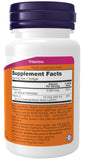 Étiquette NOW Foods Vitamine A et D avec indications de dosage