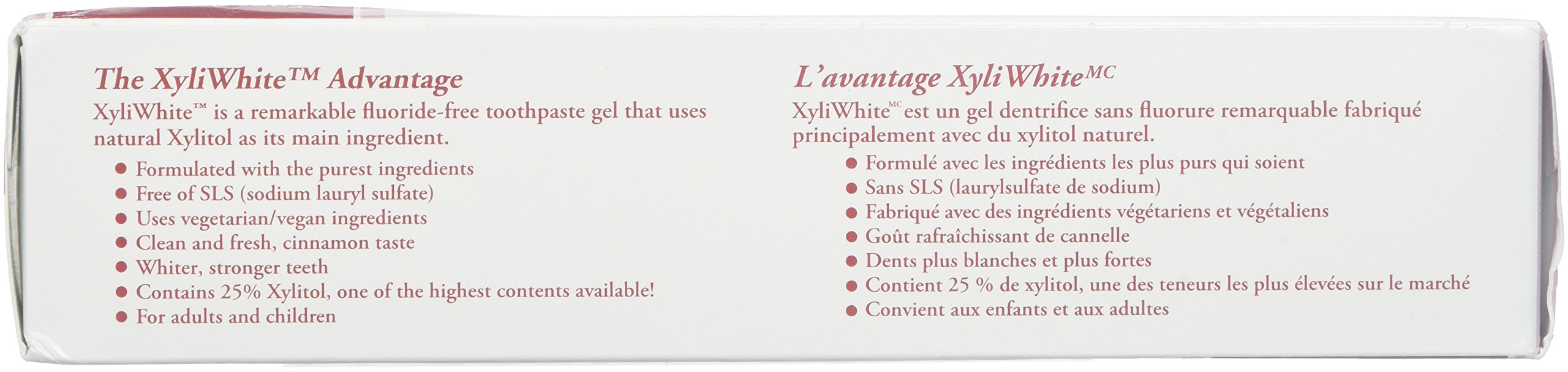 NOW Foods XyliWhite CinnaFresh gel dentifrice : texture agréable pour brossage efficace