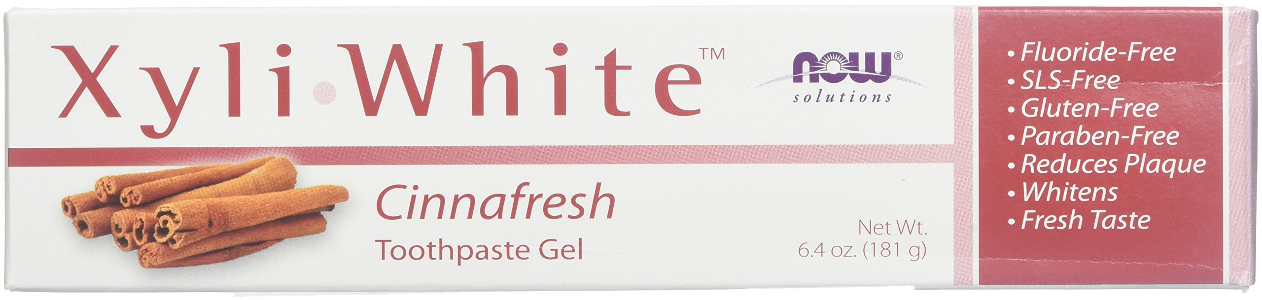 NOW Foods XyliWhite CinnaFresh tube : dentifrice sans fluorure pour haleine fraîche