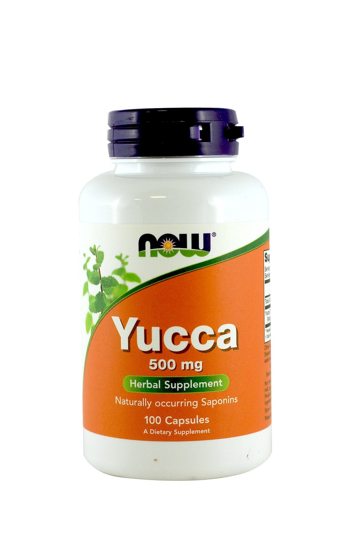 NOW Foods Yucca 500 mg capsules: capsules faciles à prendre pour une routine de bien-être quotidienne.
