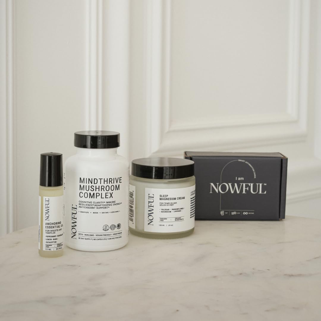 NOWFUL — baume sommeil au magnesium, massage relaxant pour la nuit.