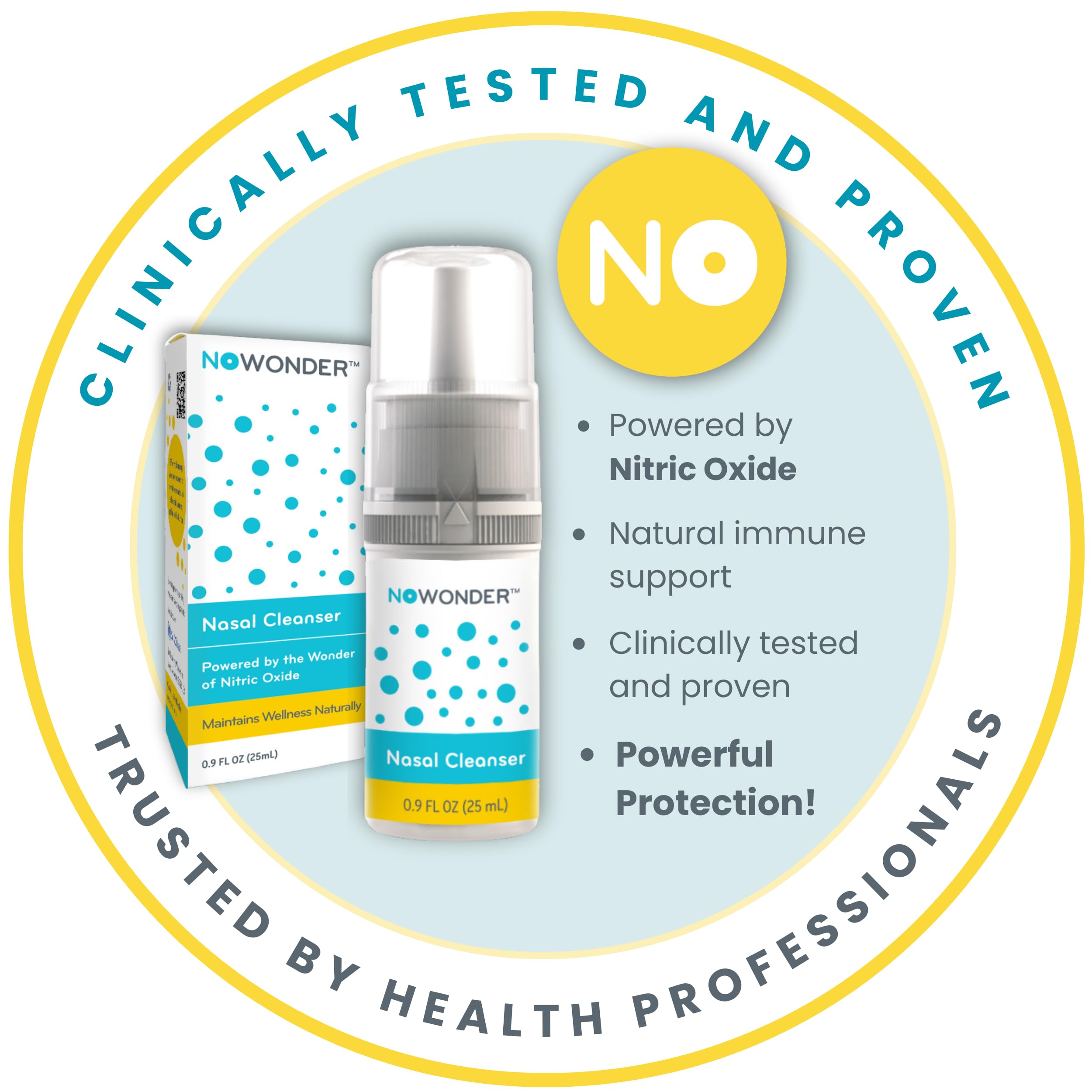 NoWonder Nettoyeur Nasal – utilisation quotidienne rapide pour rafraîchir le nez.