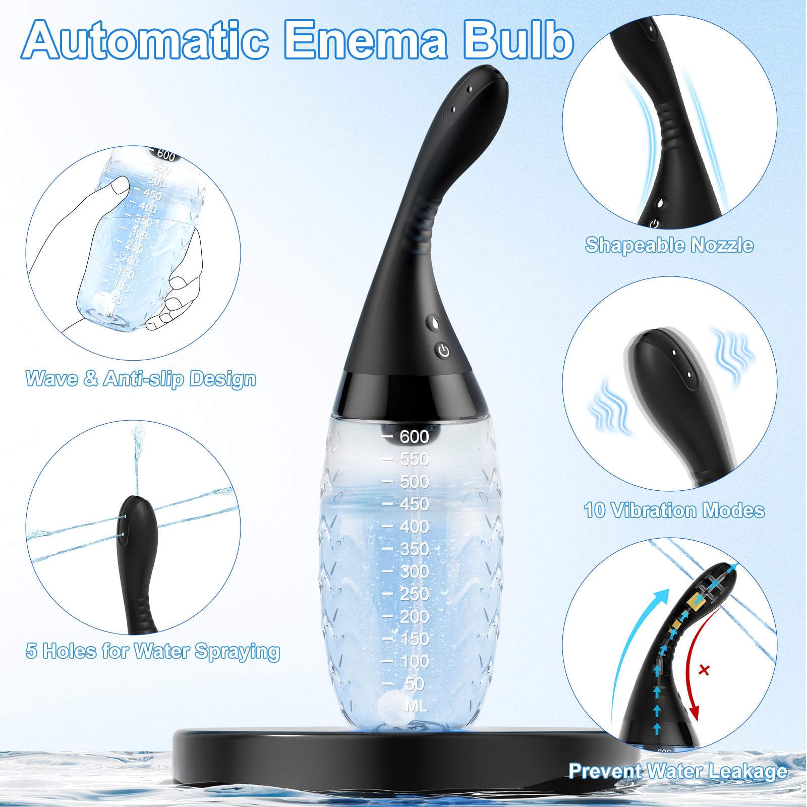 Embout flexible NPZO ajustable pour un confort d’utilisation.