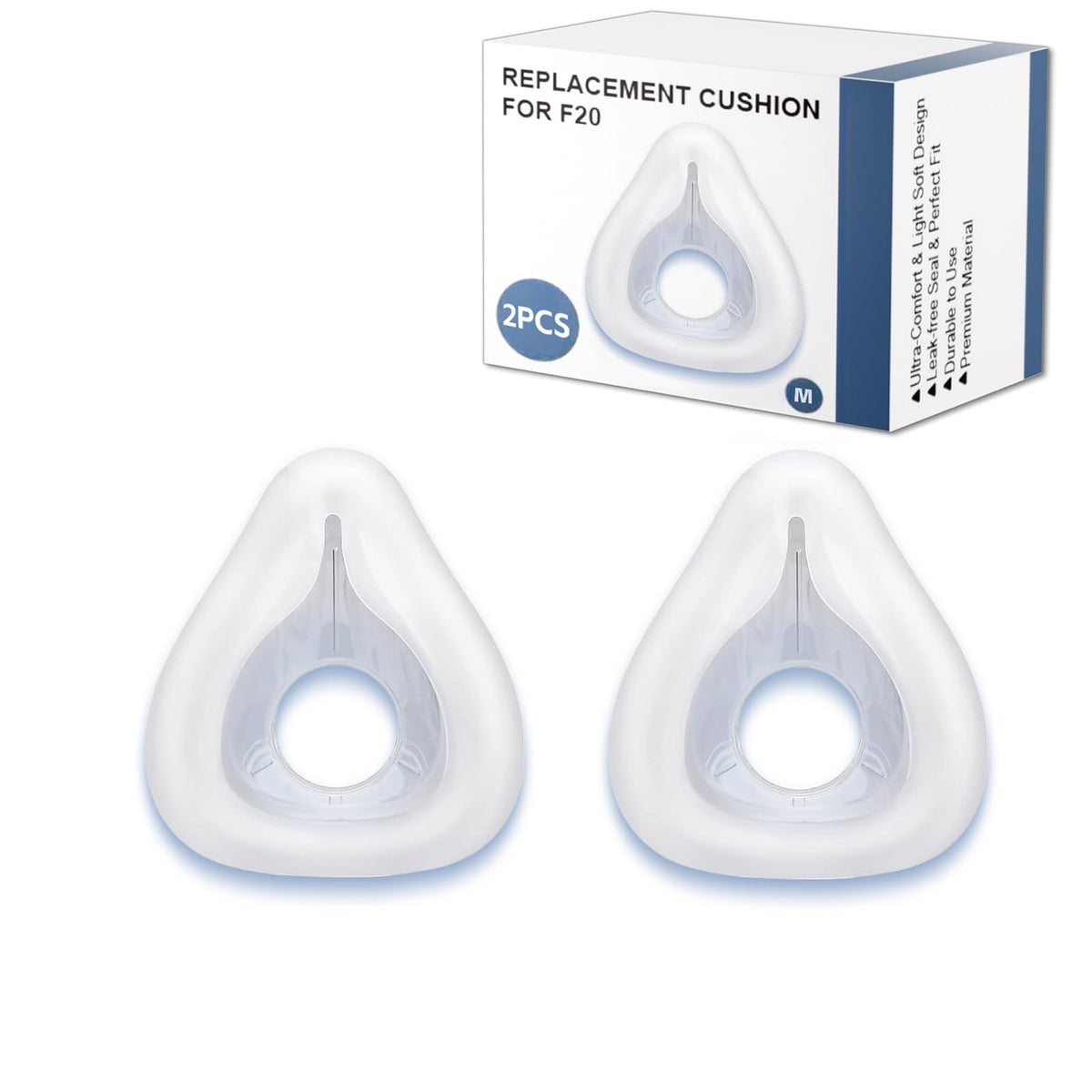 Coussin de remplacement NQIAO AirFit F20 moyen pour un ajustement précis.