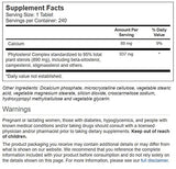 NSI Vitacost Synergy Phytosterol Complex – bouteille et étiquette, essentiels pour le profil des stérols végétaux.