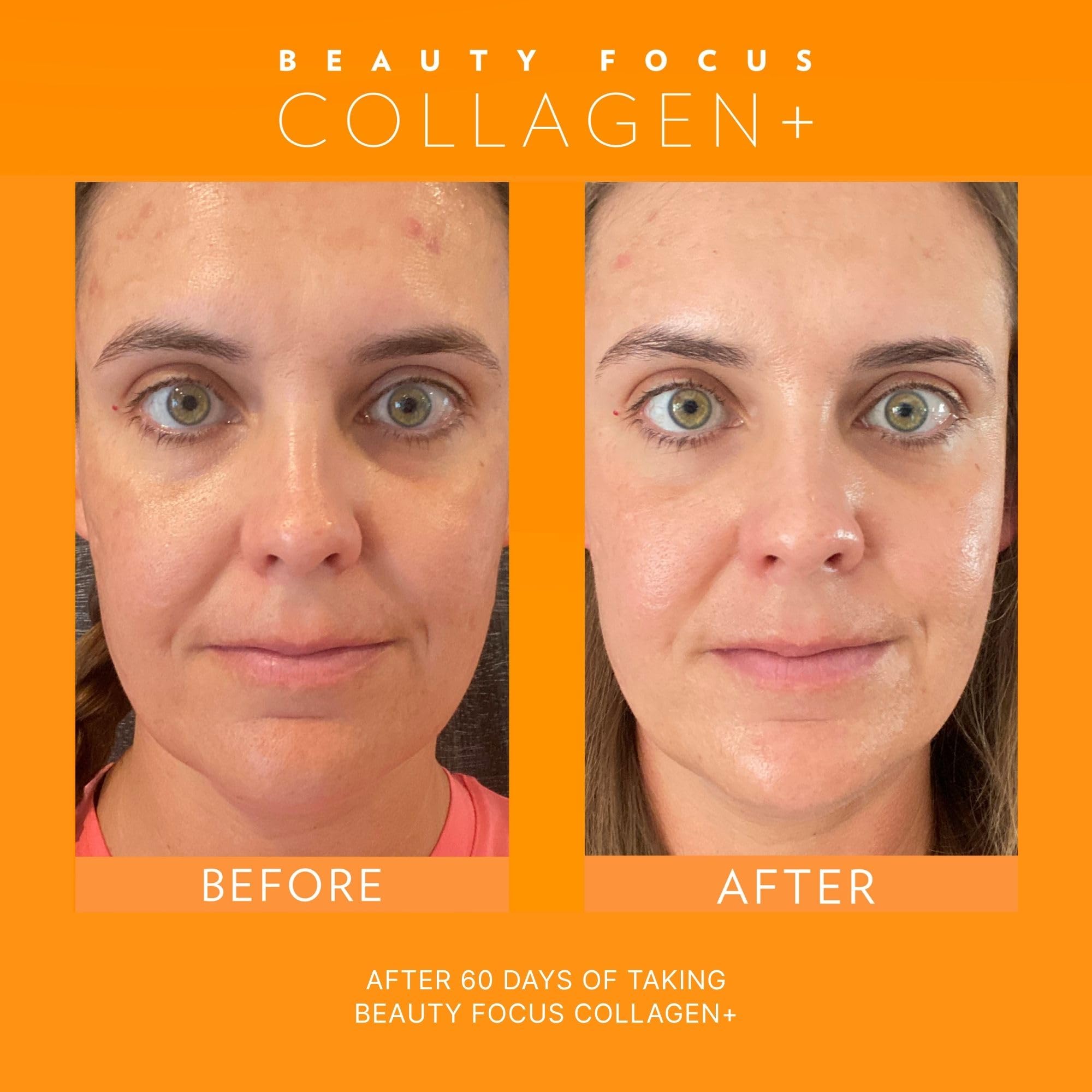 Nu Skin Beauty Focus Collagen+ utilisation quotidienne pour une peau visiblement plus lisse.