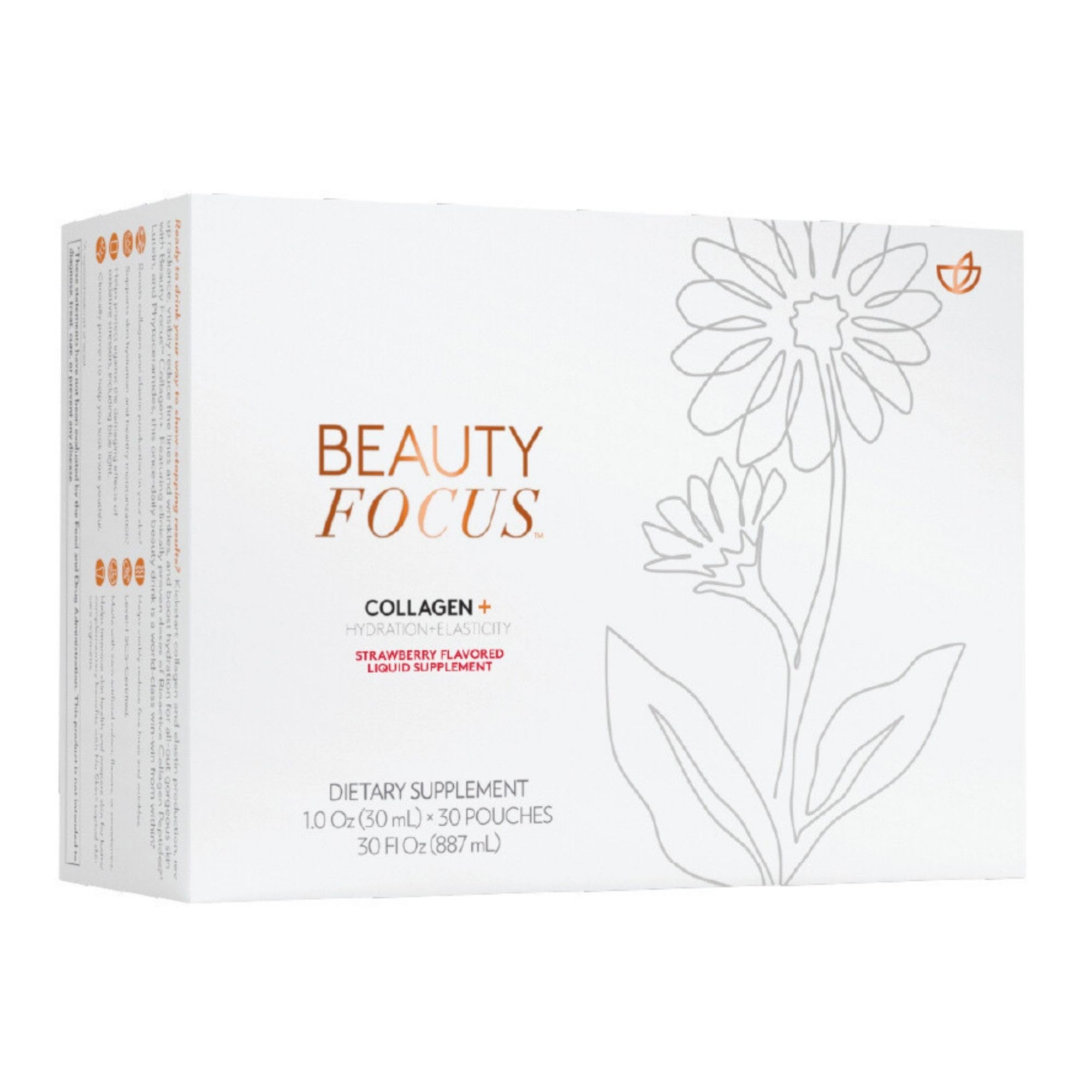 Nu Skin Beauty Focus Collagen+ sachet prêt à boire facilitant votre routine beauté.