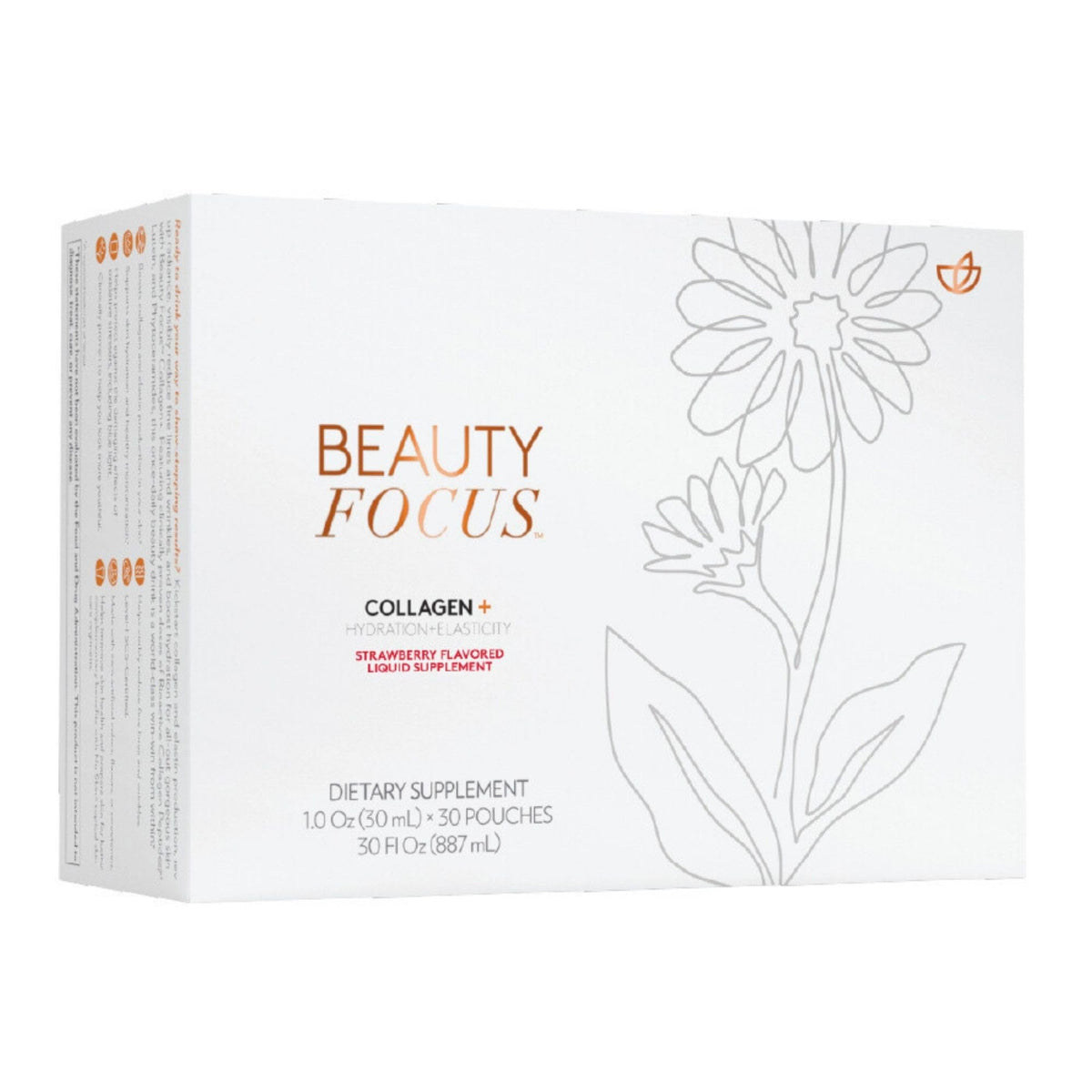 Nu Skin Beauty Focus Collagen+ sachet prêt à boire facilitant votre routine beauté.