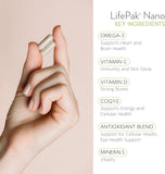 Nu Skin Lifepak Nano sachets quotidiens facilitant une nutrition pratique en déplacement