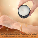 Nuanchu bougie huile massage cannelle crème pour réconfort et parfum