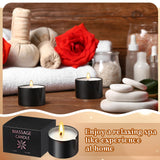 Nuanchu bougie huile massage framboise pour détente et plaisir