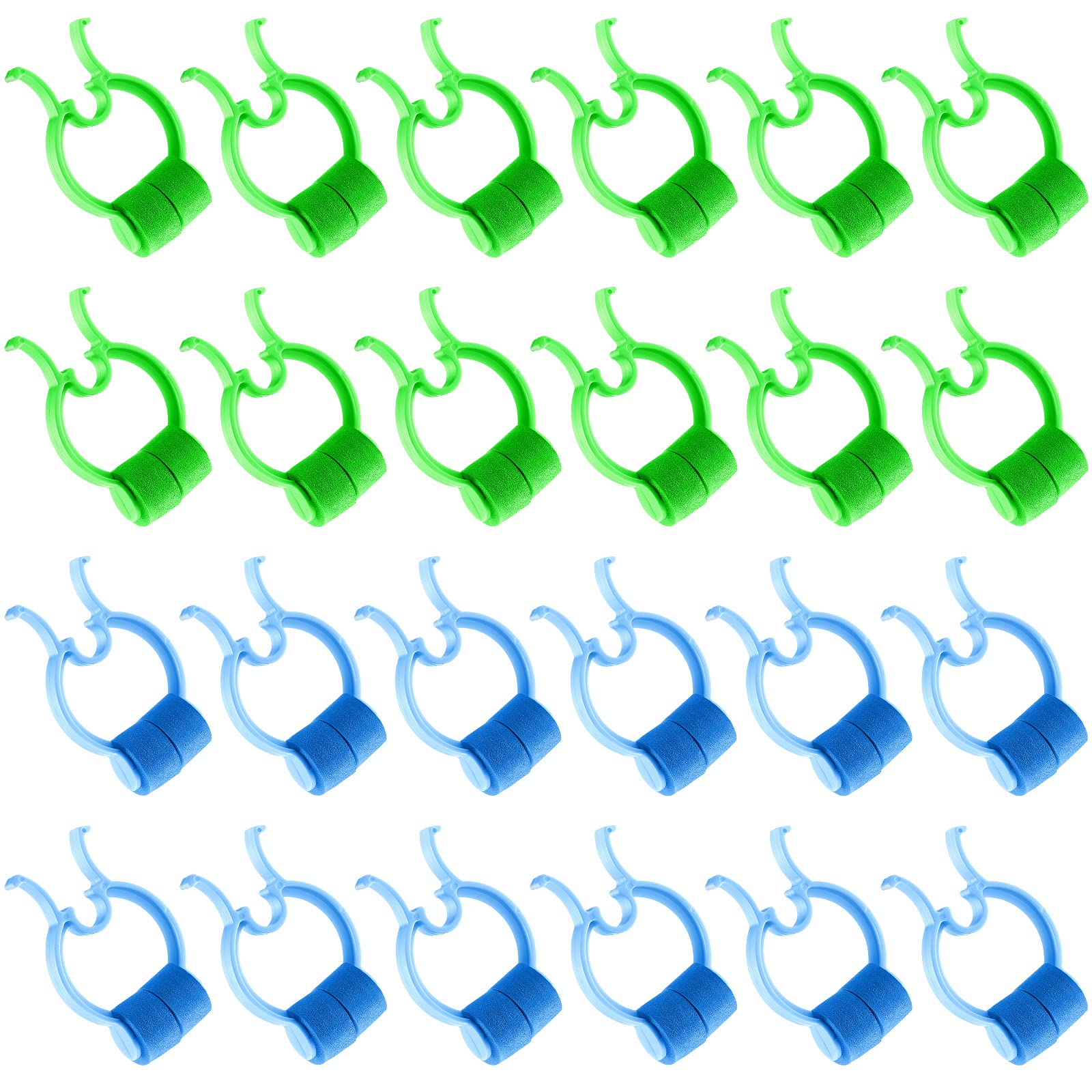Nuanchu clip nasal bleu et vert, ensemble pratique pour le quotidien
