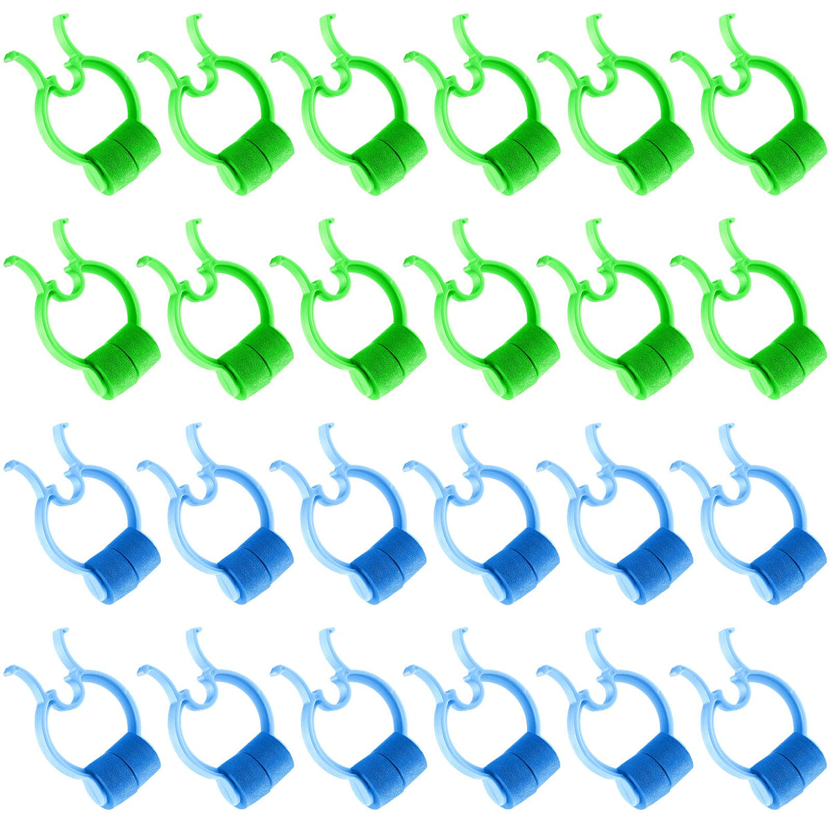 Nuanchu clip nasal bleu et vert, ensemble pratique pour le quotidien