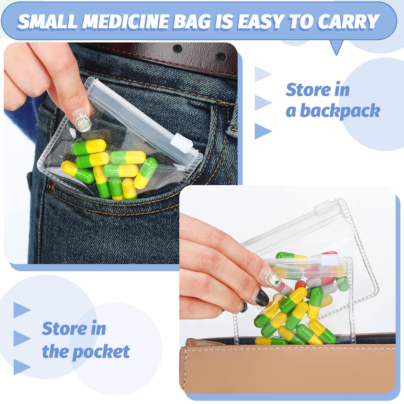 Nuanchu sachets-pilules dédiés au voyage et à l'organisation.