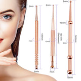 Nuanchu sonde acupuncture inox 2 mm et 5 mm, ciblage précis des points.