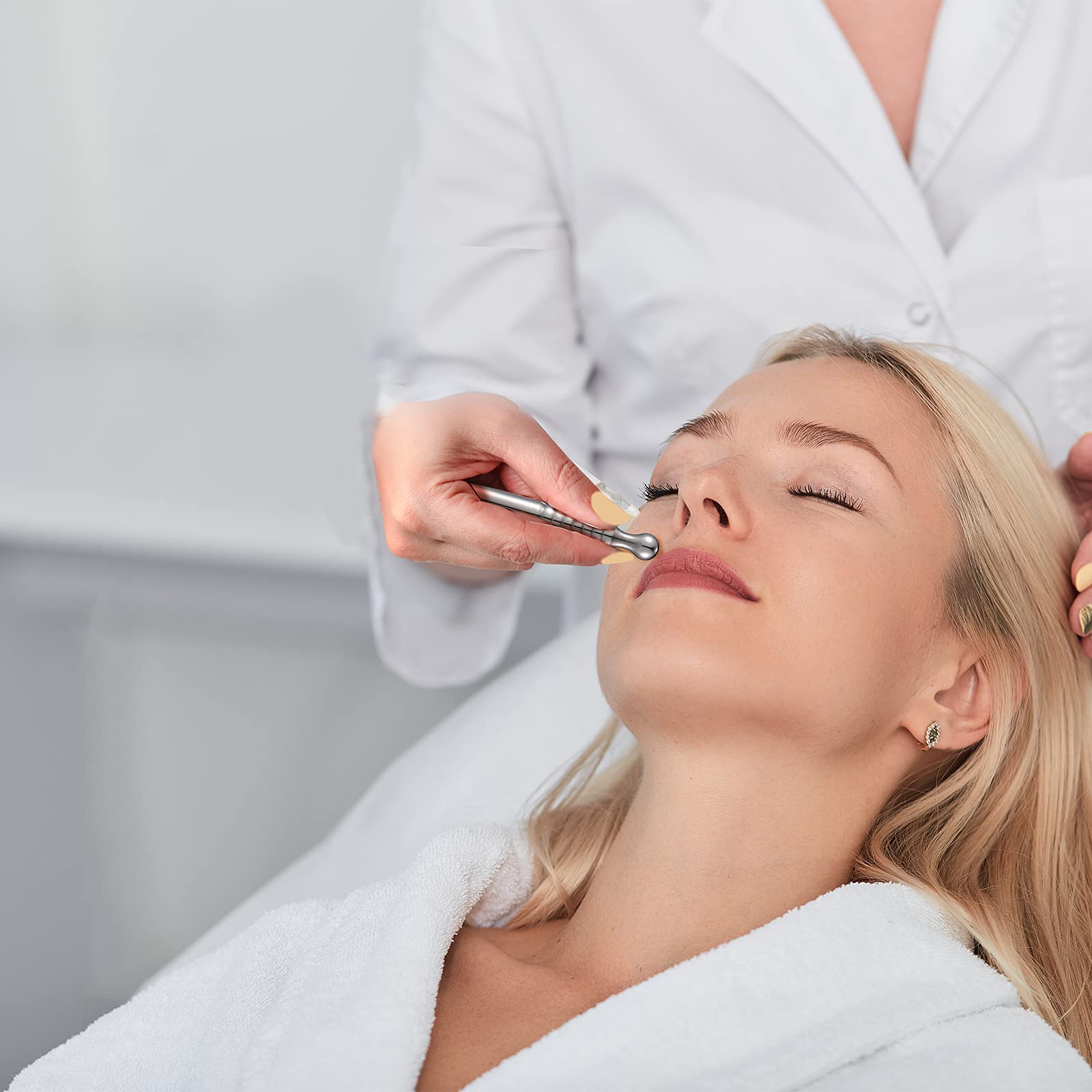 Nuanchu Stylo acupression double-tête visage, bien-être potentiel.