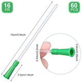 Nuanchu tubes pvc extrémité arrondie 15 cm pour insertion douce.