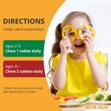 NuBest Doctor Taller Kids - pastilles à croquer goût raisin, plaisir quotidien pour les enfants.
