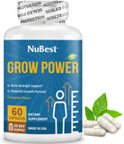 NuBest Grow Power: bouteille et emballage, idéale pour la supplémentation quotidienne.