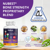 NuBest Tall 10+ cuillère-dose pratique pour doser facilement.