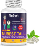 NuBest Tall — bouteille vue de près, soutien des os et croissance saine.