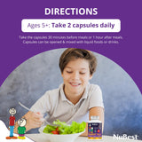 NuBest Tall: actifs GABA et Ginkgo Biloba pour la concentration potentielle.