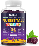 NuBest Tall Gummies emballage coloré prêt à emporter pour enfants et adolescents