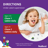 NuBest Tall Kids, enfant prenant une tablette pour soutenir son énergie et sa croissance.