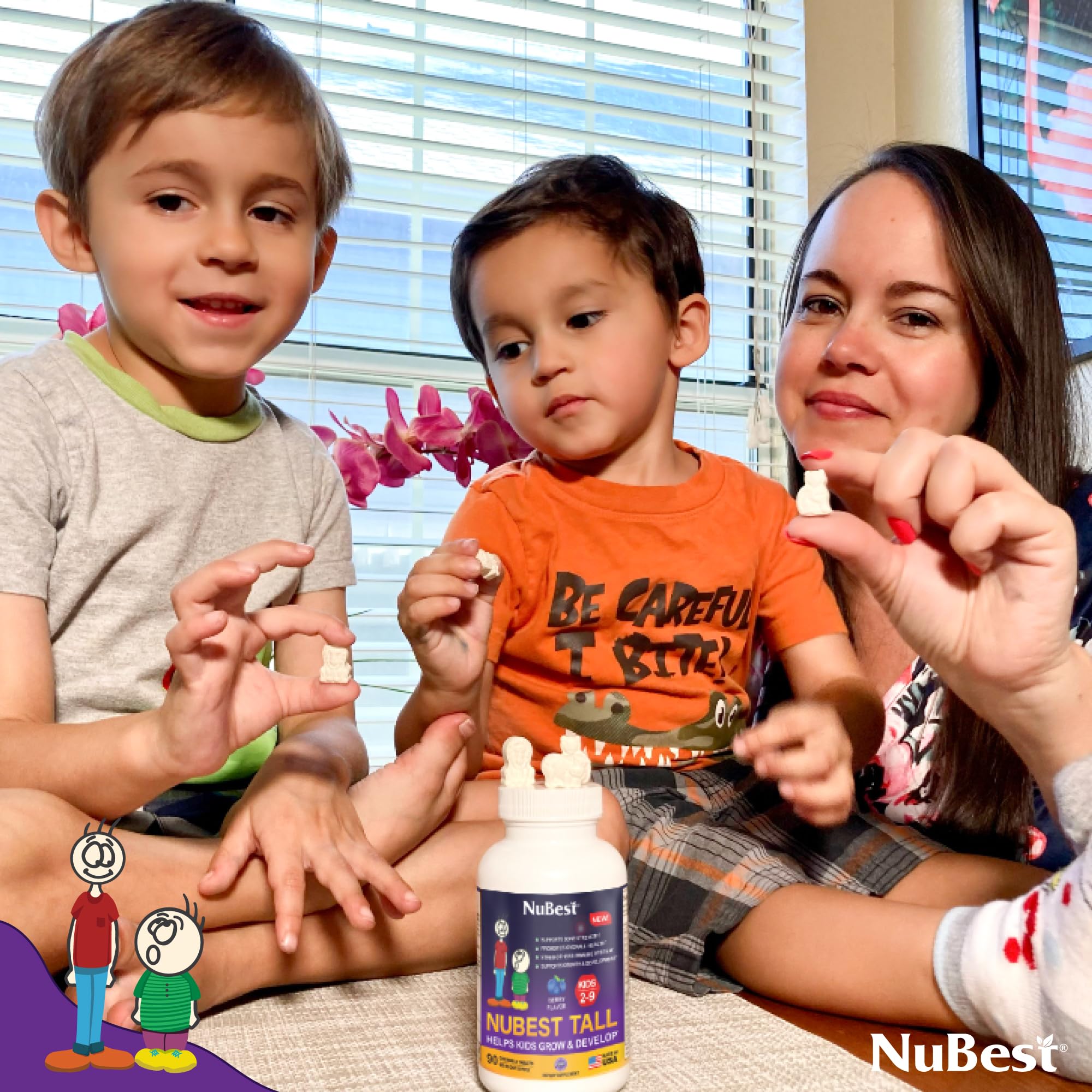 NuBest Tall Kids formes animaux qui stimulent l’intérêt des enfants