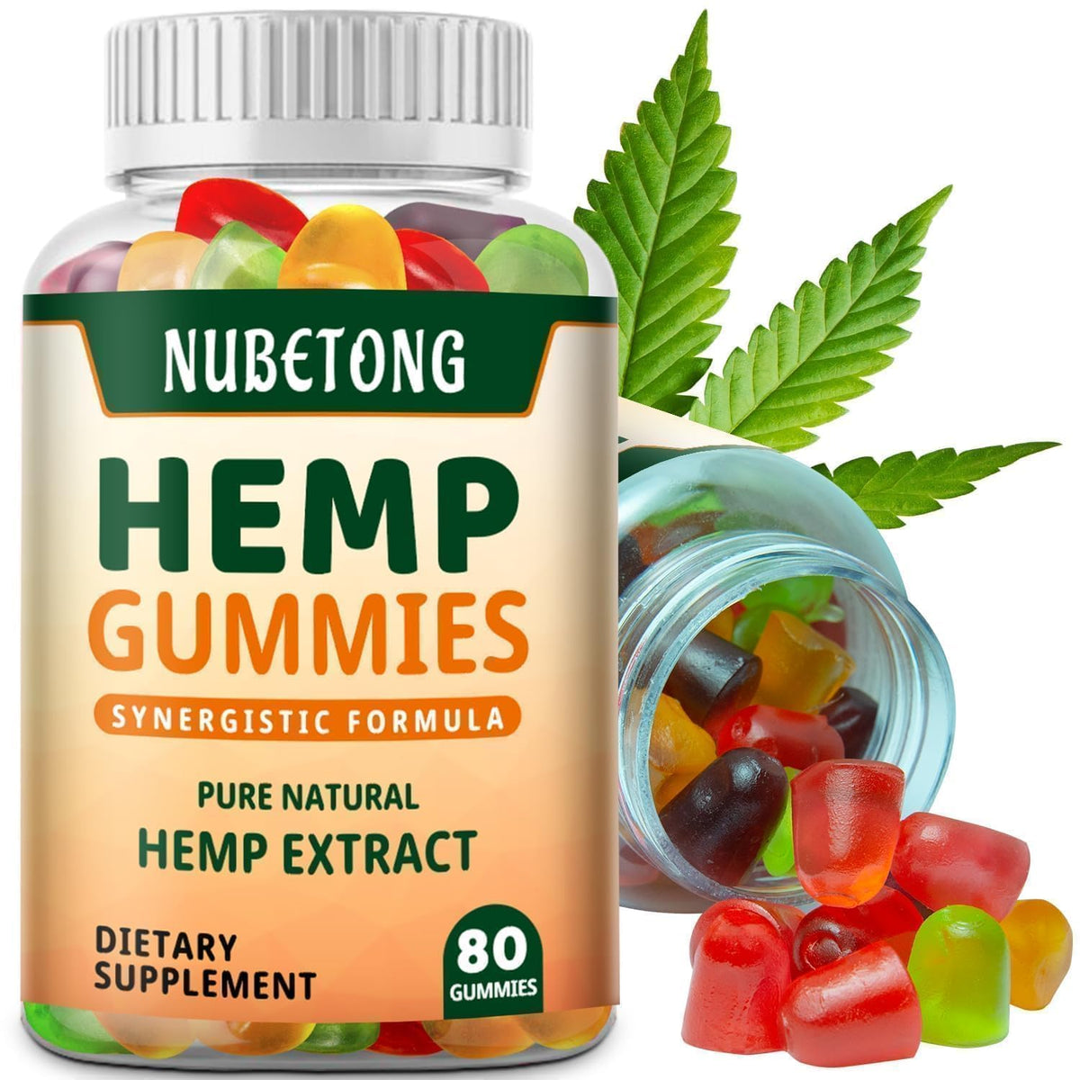 Gomme Nubetong chanvre Sommeil : soutien naturel pour un sommeil plus reposant.