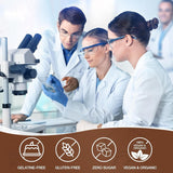 Gummies Nubetong champignons disposées sur plat, rituel quotidien pour énergie soutenue.