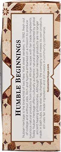 Parfum afro-caribéen Nubian Heritage, expérience spa à domicile.